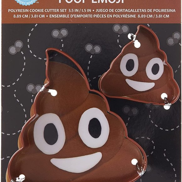 Poop Emoji Cookie Cutter, One Size, Brown - Picture 4 of 4